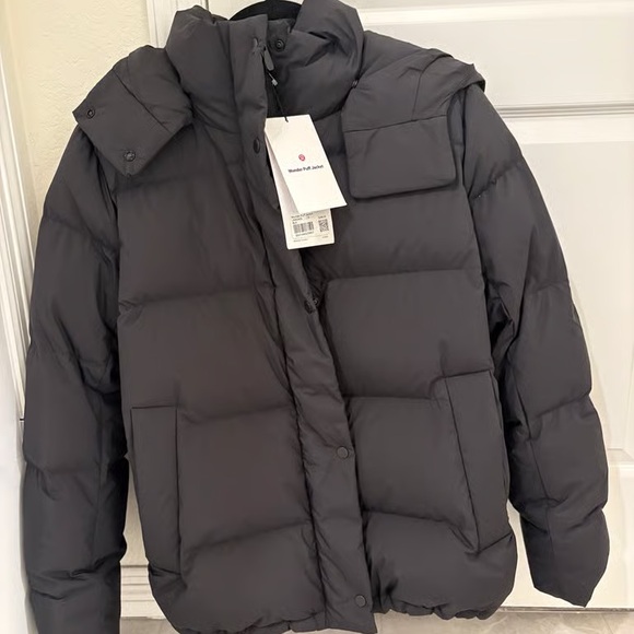 lululemon athletica Jackets & Blazers - Lululemon Black Wunder Puff Jacket
